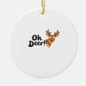 Oh Deer Clean Minimal Seeing Ornament (Voorkant)