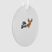 Oh Deer Clean Minimal Seeing Ornament (voorkant)