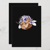 Oh Deer Clean Minimal Style Feestdagenkaart (Voorkant / Achterkant)