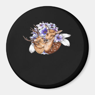 Oh Deer Clean Minimal Style  Magneet