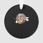 Oh Deer Clean Minimal Style Ornament (voorkant)