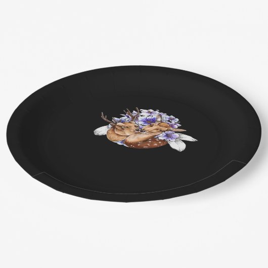 Oh Deer Clean Minimal Style  Papieren Bordje (Gekanteld)