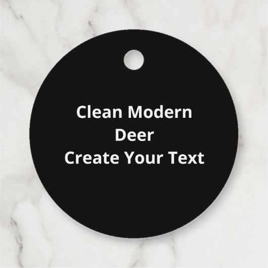 Oh Deer Clean Modern  Bedankjes Labels (Achterkant)
