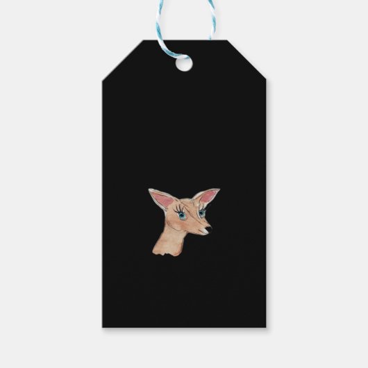 Oh Deer Clean Modern Cadeaulabel (Voorkant)