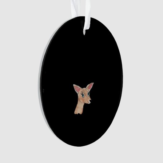 Oh Deer Clean Modern  Ornament (voorkant)
