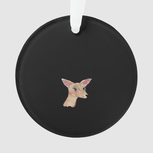 Oh Deer Clean Modern Ornament (voorkant)