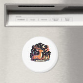 Oh Deer Contemporary Graphic Vibe  Magneet (Insitu (Vaatwasser))