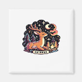 Oh Deer Contemporary Graphic Vibe  Magneet (Voorkant)