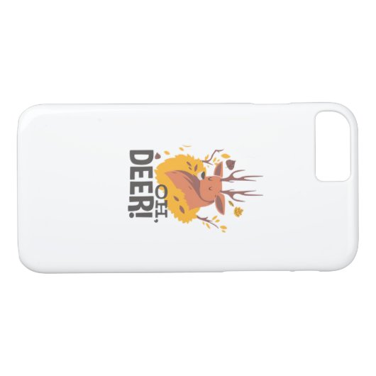 Oh Deer Contemporary Minimal Look Case-Mate iPhone Case (Achterkant (Horizontaal))