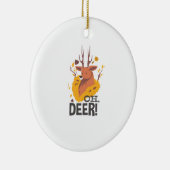 Oh Deer Contemporary Minimal Look Keramisch Ornament (Rechts)