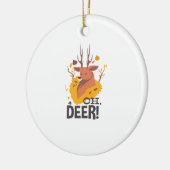 Oh Deer Contemporary Minimal Look Keramisch Ornament (Links)