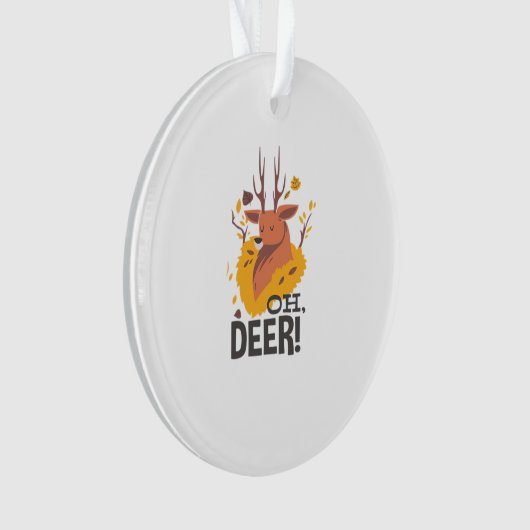 Oh Deer Contemporary Minimal Look Ornament (voorkant)