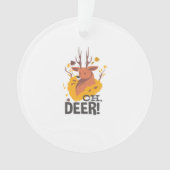 Oh Deer Contemporary Minimal Look Ornament (voorkant)