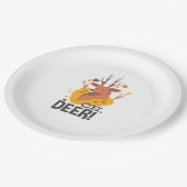 Oh Deer Contemporary Minimal Look  Papieren Bordje (Gekanteld)