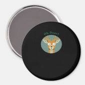 Oh Deer Creatieve Stijl Magneet (Voorkant / Achterkant)