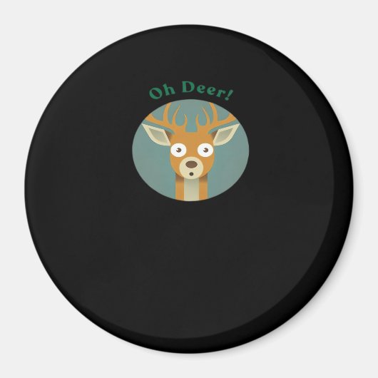 Oh Deer Creatieve Stijl Magneet (Voorkant)