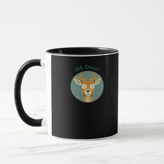 Oh Deer Creatieve Stijl Mok (Links)