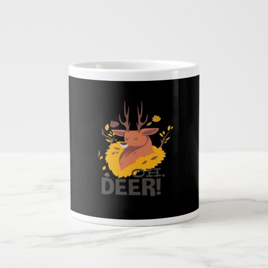 Oh Deer Creative Design  Grote Koffiekop (Voorkant)