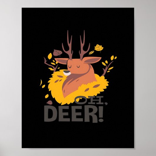 Oh Deer Creative Design Poster (Voorkant)