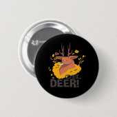 Oh Deer Creative Design Ronde Button 5,7 Cm (Voorkant /achterkant)