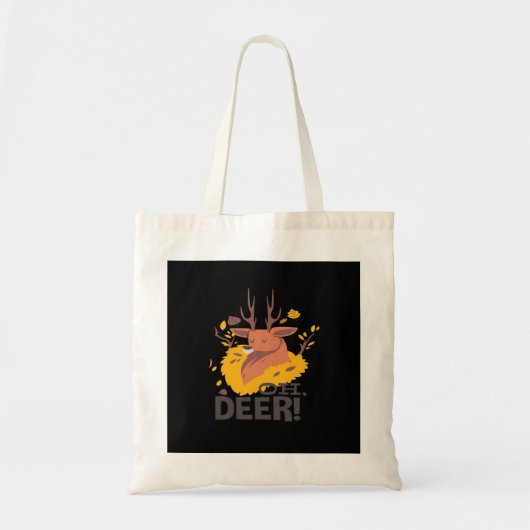 Oh Deer Creative Design Tote Bag (Voorkant)