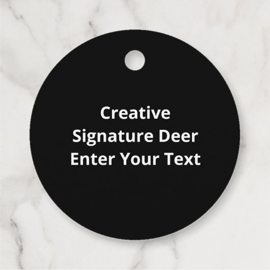 Oh Deer Creative Signature Design Bedankjes Labels (Achterkant)
