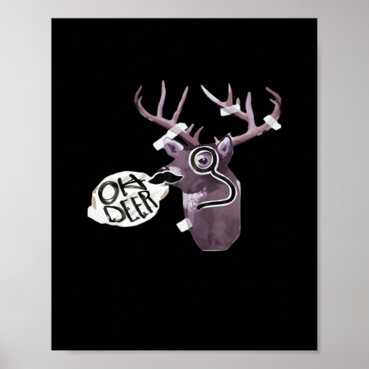 Oh Deer Creative Signature Design Poster (Voorkant)