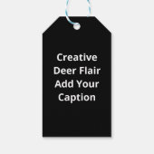 Oh Deer Creative Style Cadeaulabel (Achterkant)