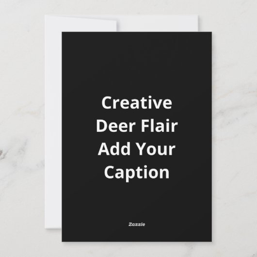 Oh Deer Creative Style Feestdagenkaart (Achterkant)