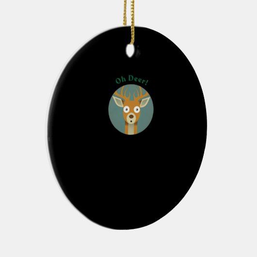 Oh Deer Creative Style Keramisch Ornament (Rechts)
