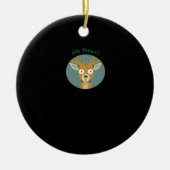 Oh Deer Creative Style Keramisch Ornament (Voorkant)