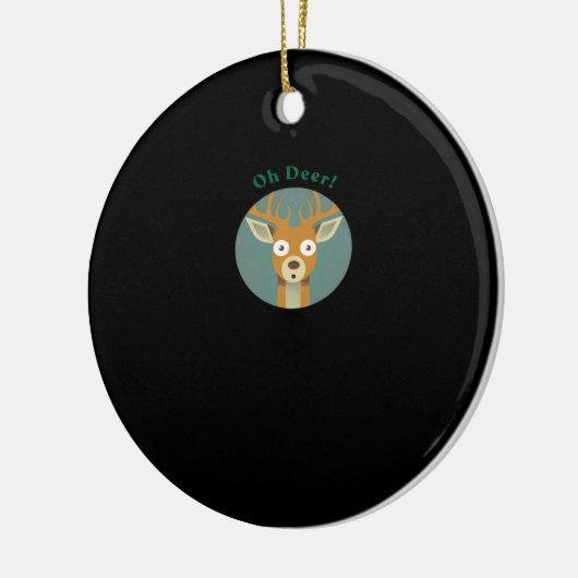 Oh Deer Creative Style Keramisch Ornament (Links)