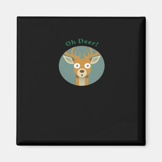 Oh Deer Creative Style  Magneet (Voorkant)