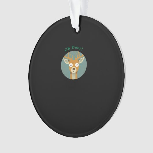 Oh Deer Creative Style Ornament (voorkant)