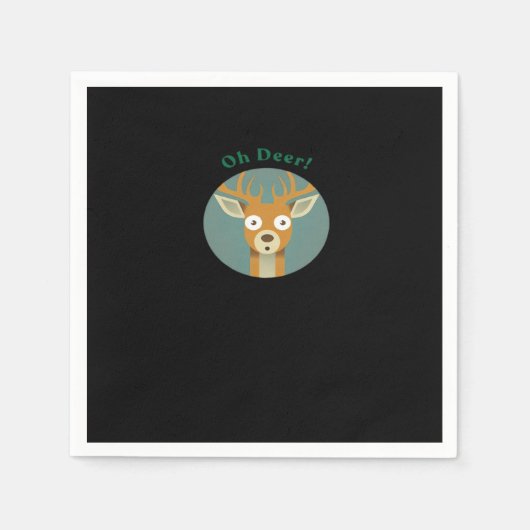 Oh Deer Creative Style Servet (Voorkant)