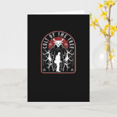 Oh Deer Cult Of The Tree Artistic Style Kaart (Gele Bloem)