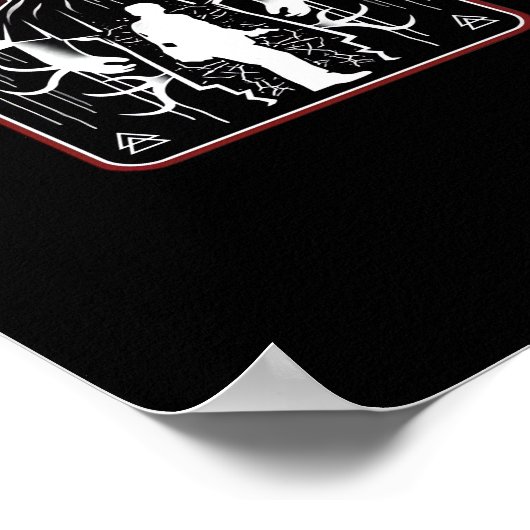 Oh Deer Cult Of The Tree Artistic Style  Poster (Hoek)