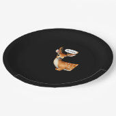 Oh Deer Cute Punny Deer Saying Whimsical Quote Papieren Bordje (Gekanteld)