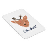 Oh Deer Deer Love Save The Deer Creative Design Magneet (Rechterzijde)