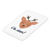 Oh Deer Deer Love Save The Deer Creative Design Magneet (Linkerzijde)