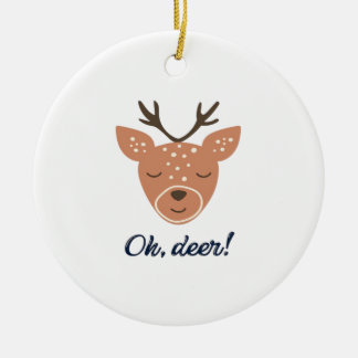 Oh Deer Deer Love Save The Deer Creative DOrnament Keramisch Ornament