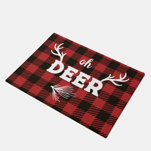 "Oh Deer" Deurmat (Schuin)