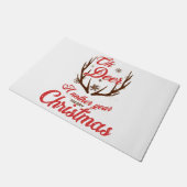 Oh Deer een ander jaar Kerstmis Deurmat (Schuin)