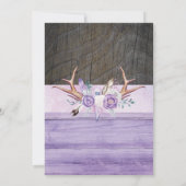 Oh Deer een kleine Doe bijna hier Baby shower Kaart (Achterkant)