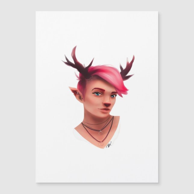 Oh Deer Eenvoudige Creatieve Stijl  (Voorkant)