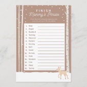 Oh Deer - Eindig de zin van mama Programmakaart (Voorkant)