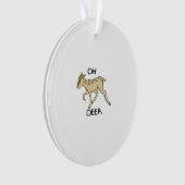 Oh Deer Elegant Timeless Style Acrylic Ornament (voorkant)