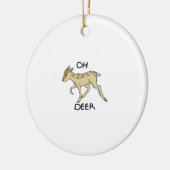 Oh Deer Elegant Timeless Style Ornament (Links)