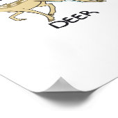 Oh Deer Elegant Timeless Style  Poster (Hoek)