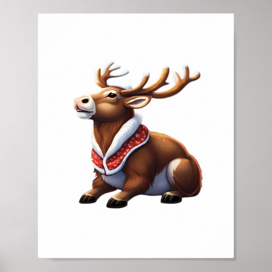 Oh Deer Energetic Modern Design Poster (Voorkant)